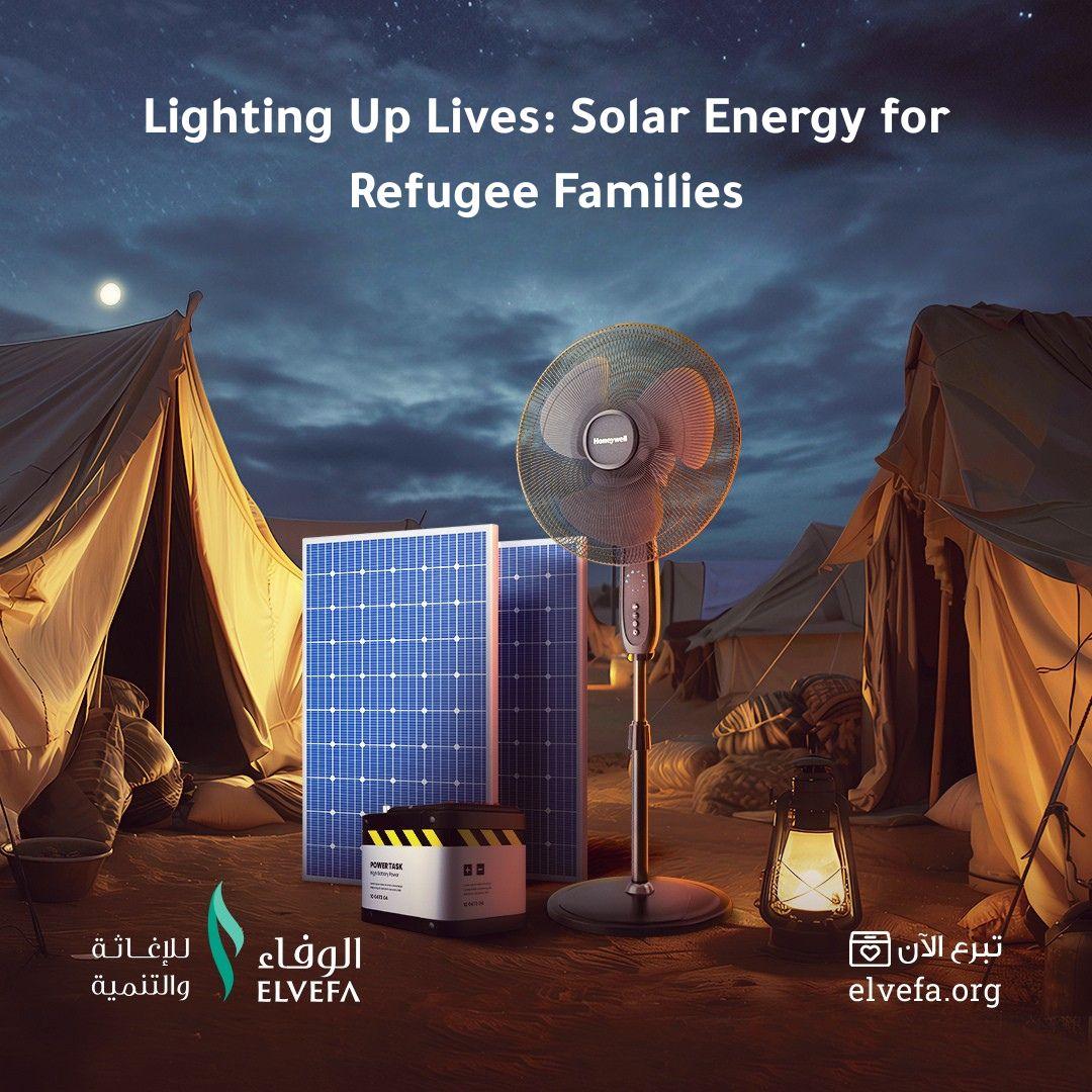 Lighting Up Lives Solar Energy for Refugee Families